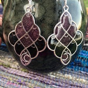 Handmade earrings! Chandeliers!